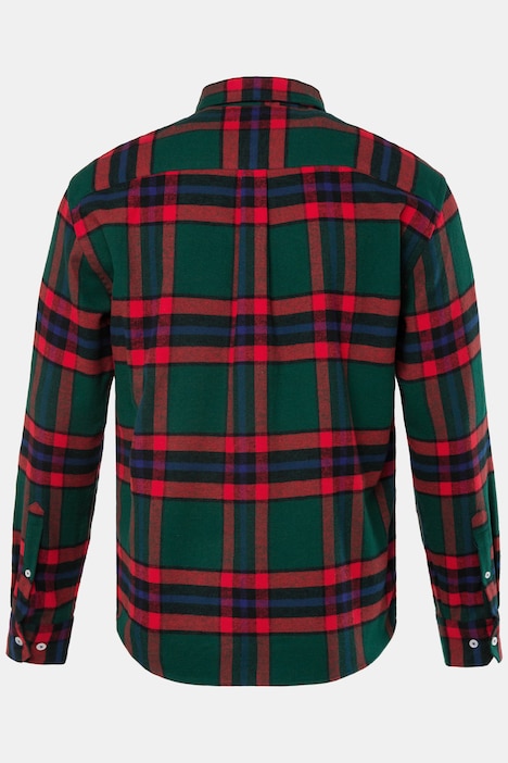 JP 1880 Karo-Flanellhemd, Langarm, Kentkragen, Modern Fit, bis 8 XL