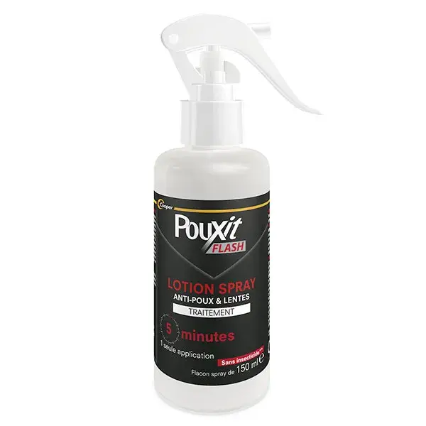 Loção Spray Pouxit Flash para Piolhos e Lêndeas 150ml