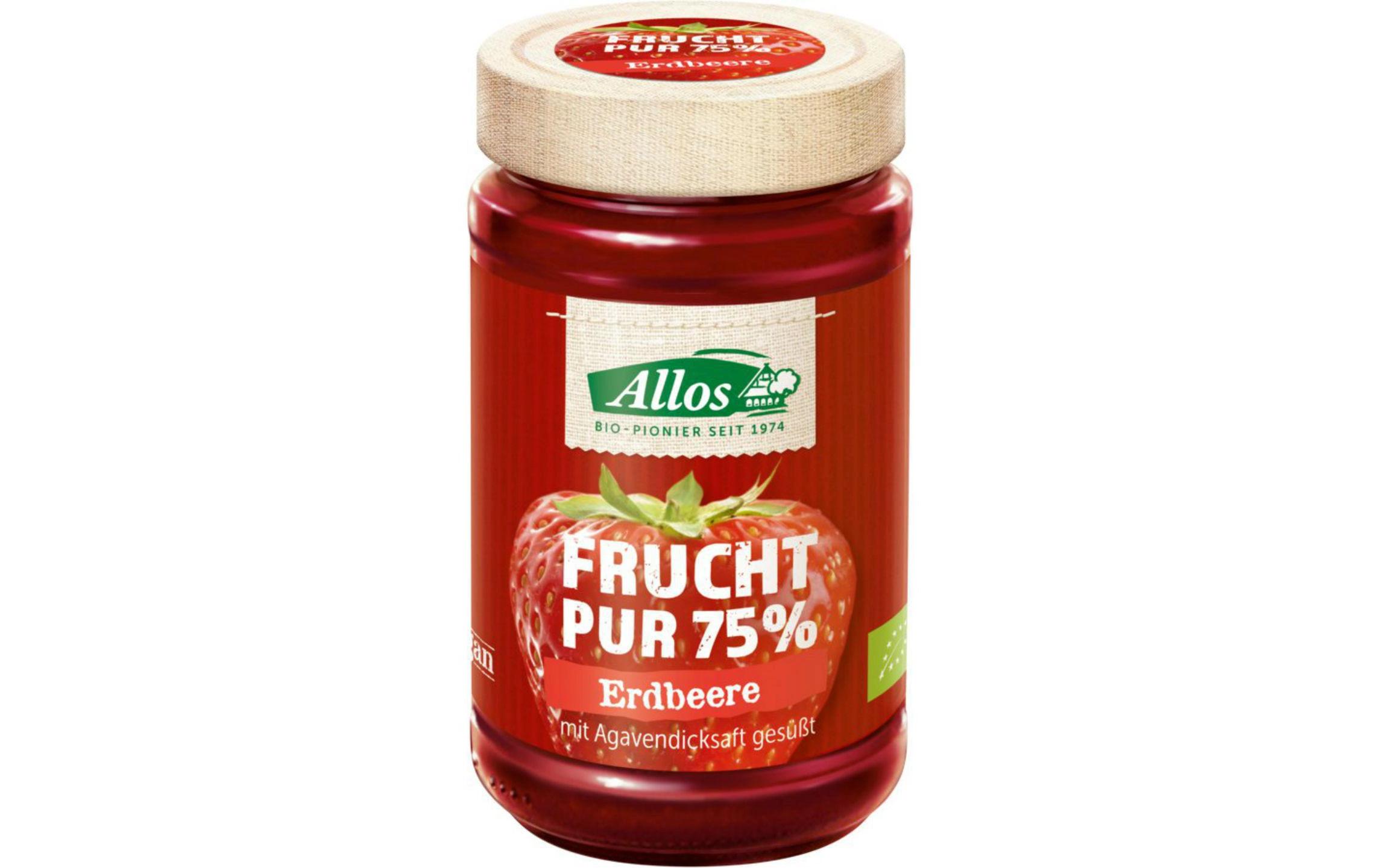 Bio Fruchtaufstrich Erdbeere 250 gBiologisch zertifizierte Konfitüre
