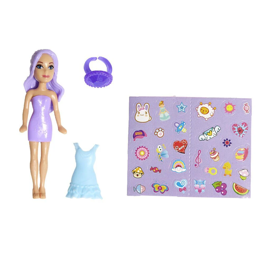 Mini poupée mannequin avec accessoires H28cm (2 modèles)