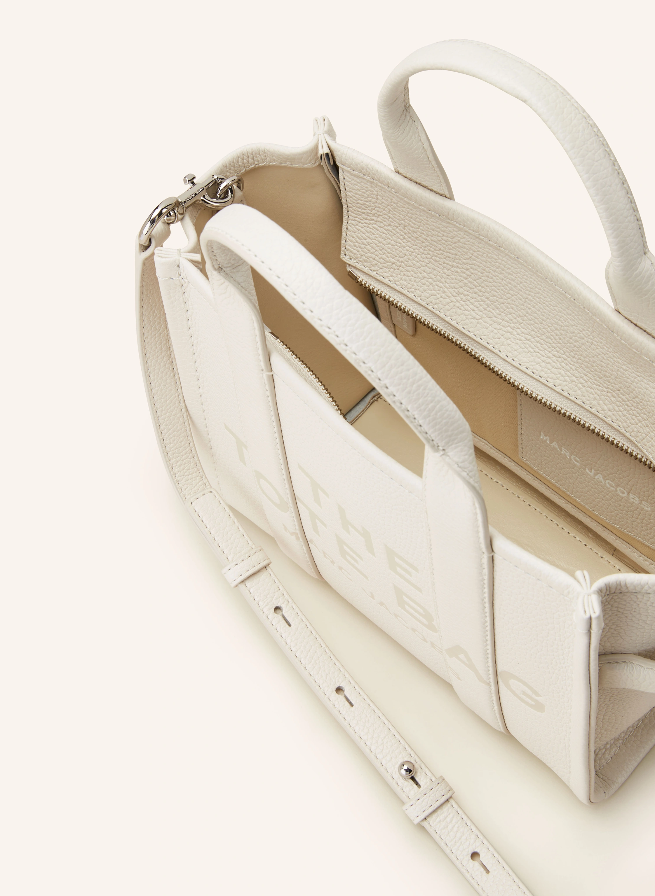 MARC JACOBS Shopper THE SMALL TOTE BAG LEATHER