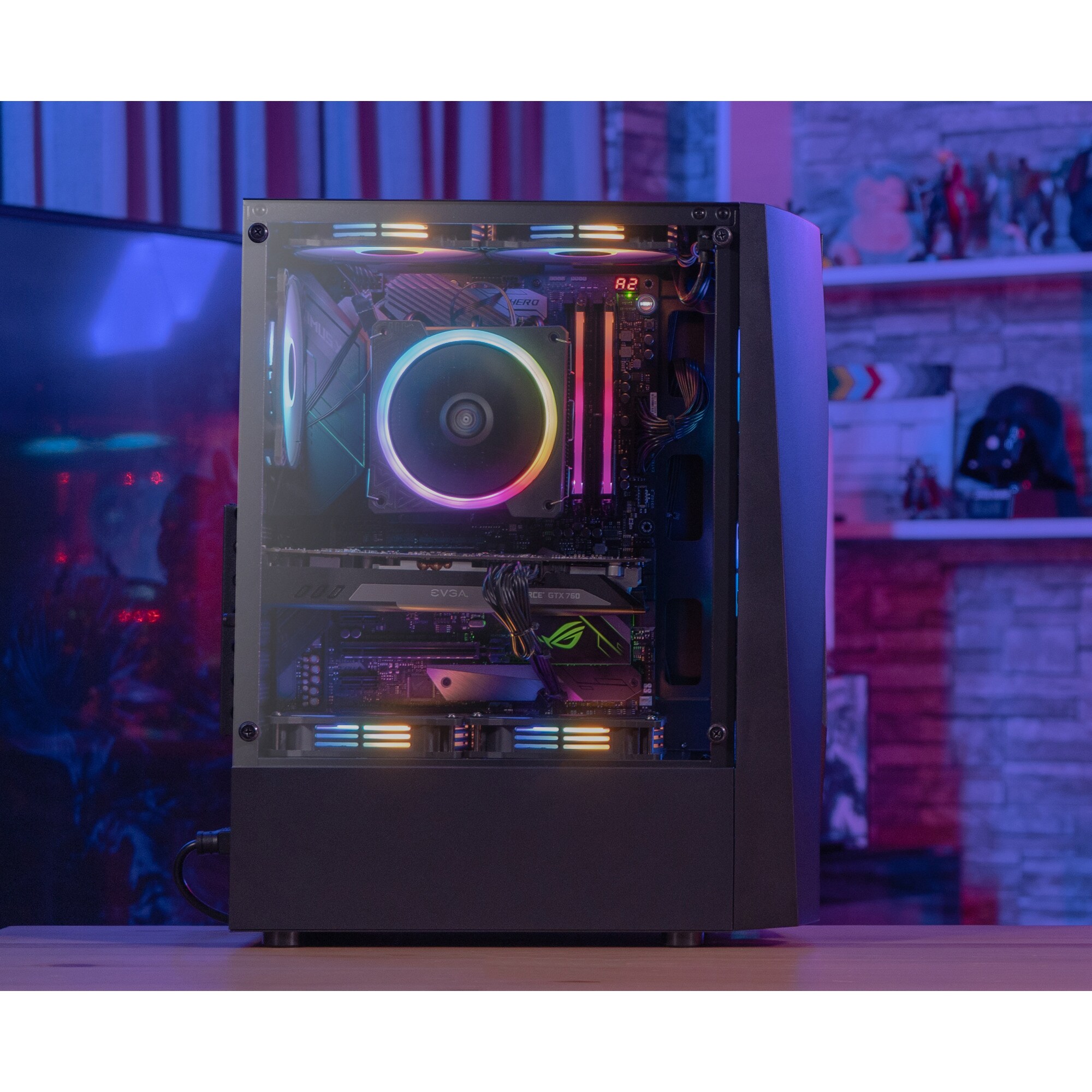 Aerocool Tower-Gehäuse Wave-G-BK-v3