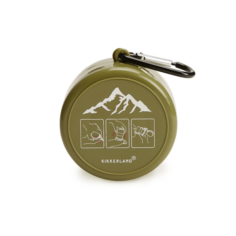 Collapsible Tumbler w Pill Compart (CU340)