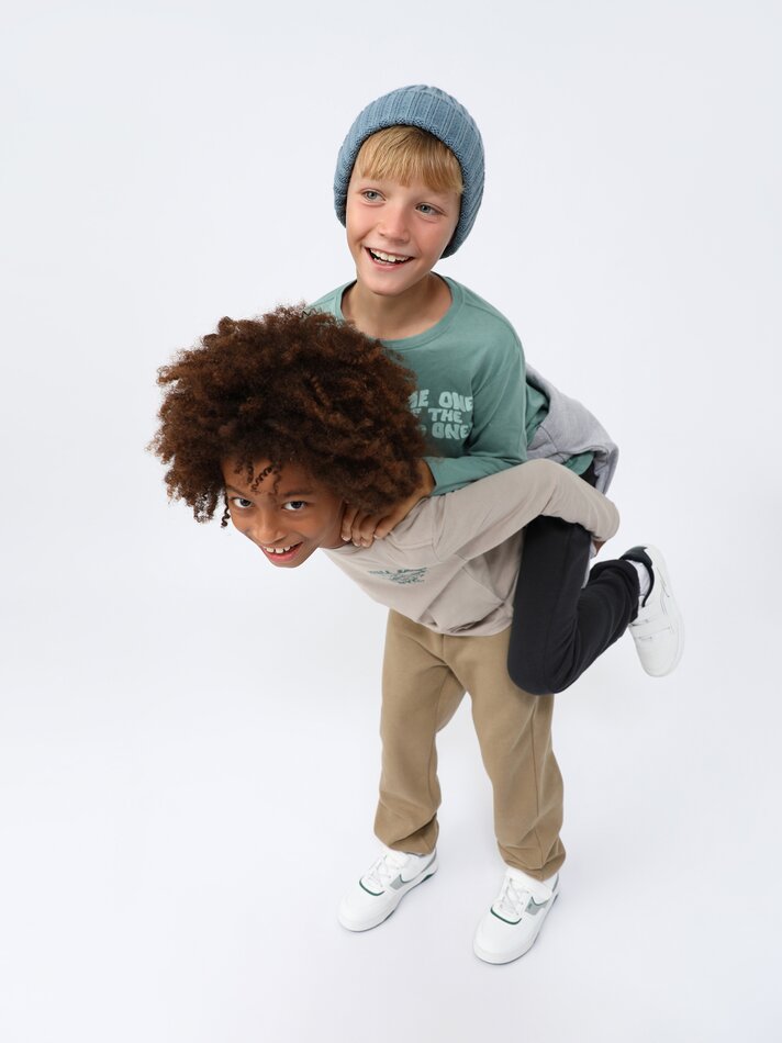 Pacote com 2 camisetas estampadas - Verde Pastel