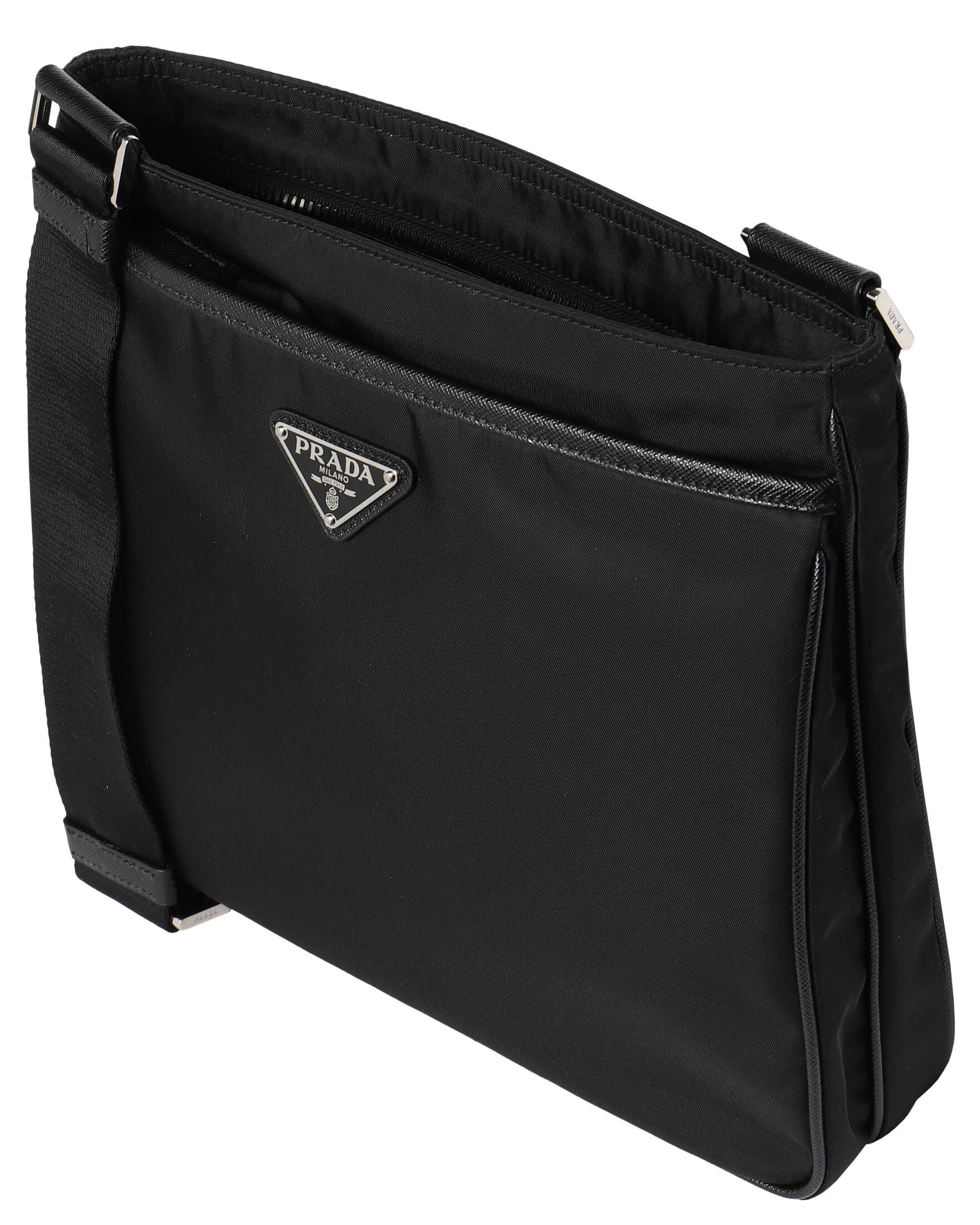 Prada| Umhängetasche RE-NYLON SAFFIANO LEATHER STRAP SHOULDER BAG