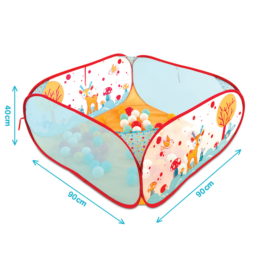 Aire de jeu Pop-up Lapin 90x90 cm