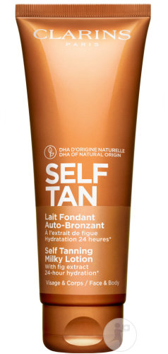 Clarins Self Tan Lait Fondant Auto-Bronzant Visage Et Corps Tube 125ml
