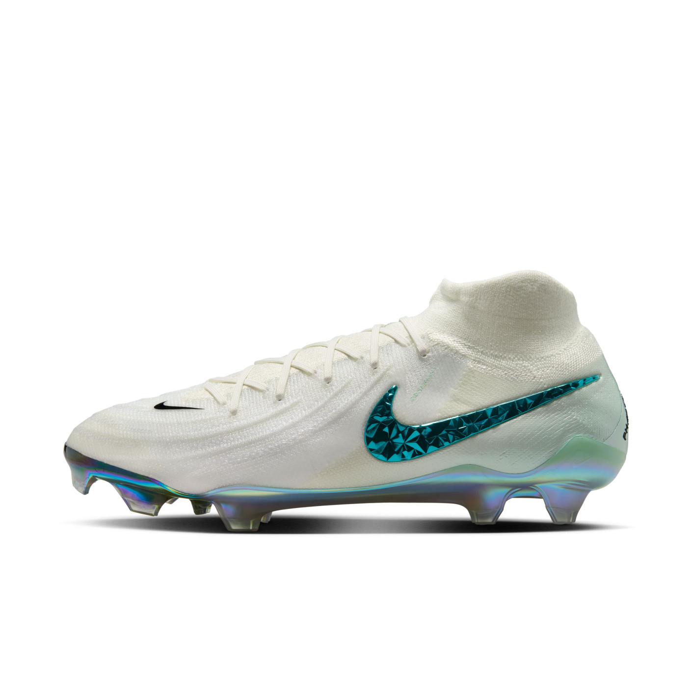 Nike Phantom Luna II Elite Gras Voetbalschoenen (FG) Wit Smaragdgroen