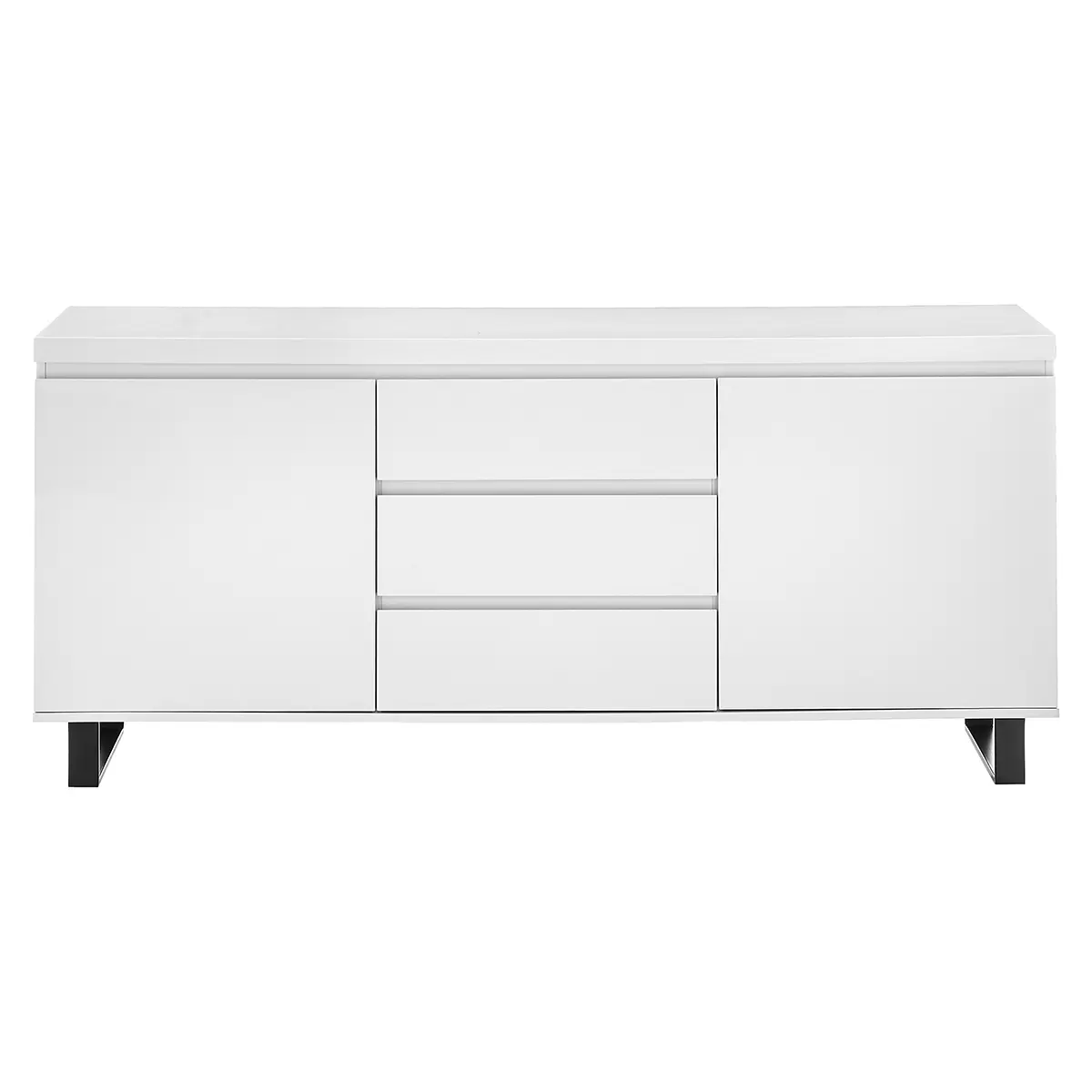 Sideboard Austin schwarz,weiss