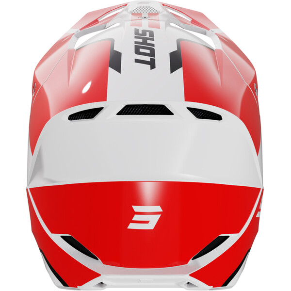 Shot - Casque Furious Bolt Rouge / Blanc / Brillant