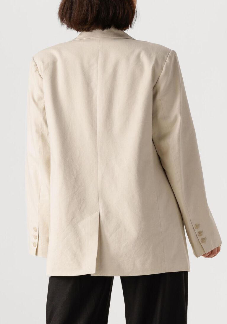 gebroken wit gestuz blazer elarahgz linen blazer