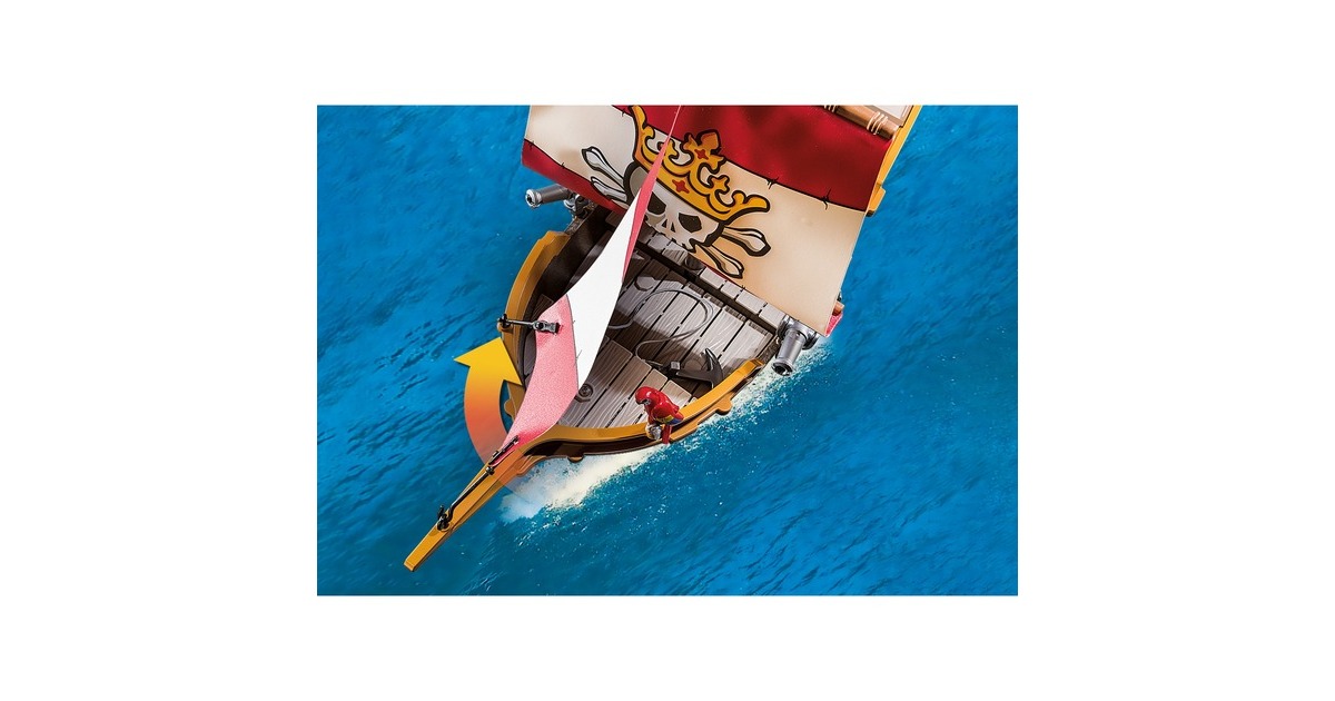 PLAYMOBILPirates - Piratenschip Constructiespeelgoed  (71418)