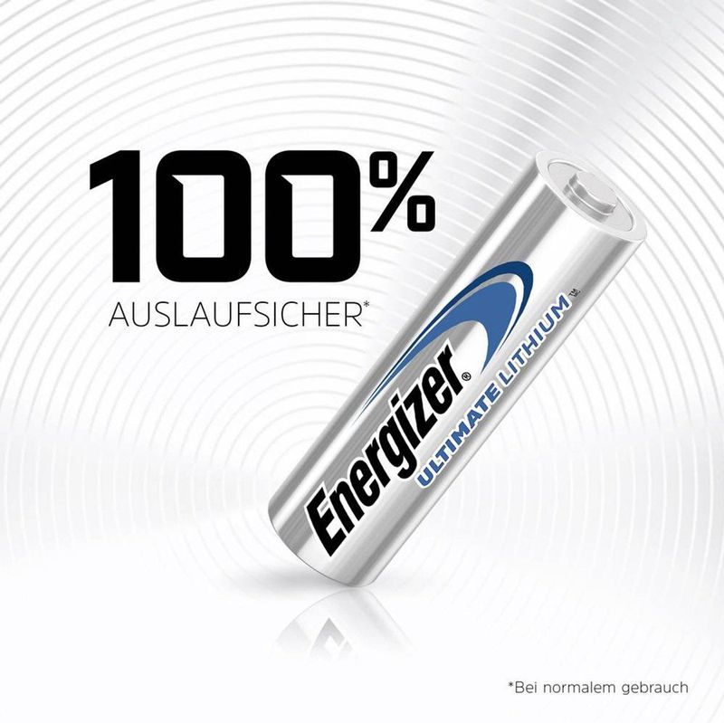 Energizer - AA Lithium Batterijen - 4 Stuks - Lichter dan Alkaline