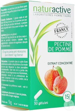 Naturactive Pectine De Pomme Complément Alimentaire 30 Gélules