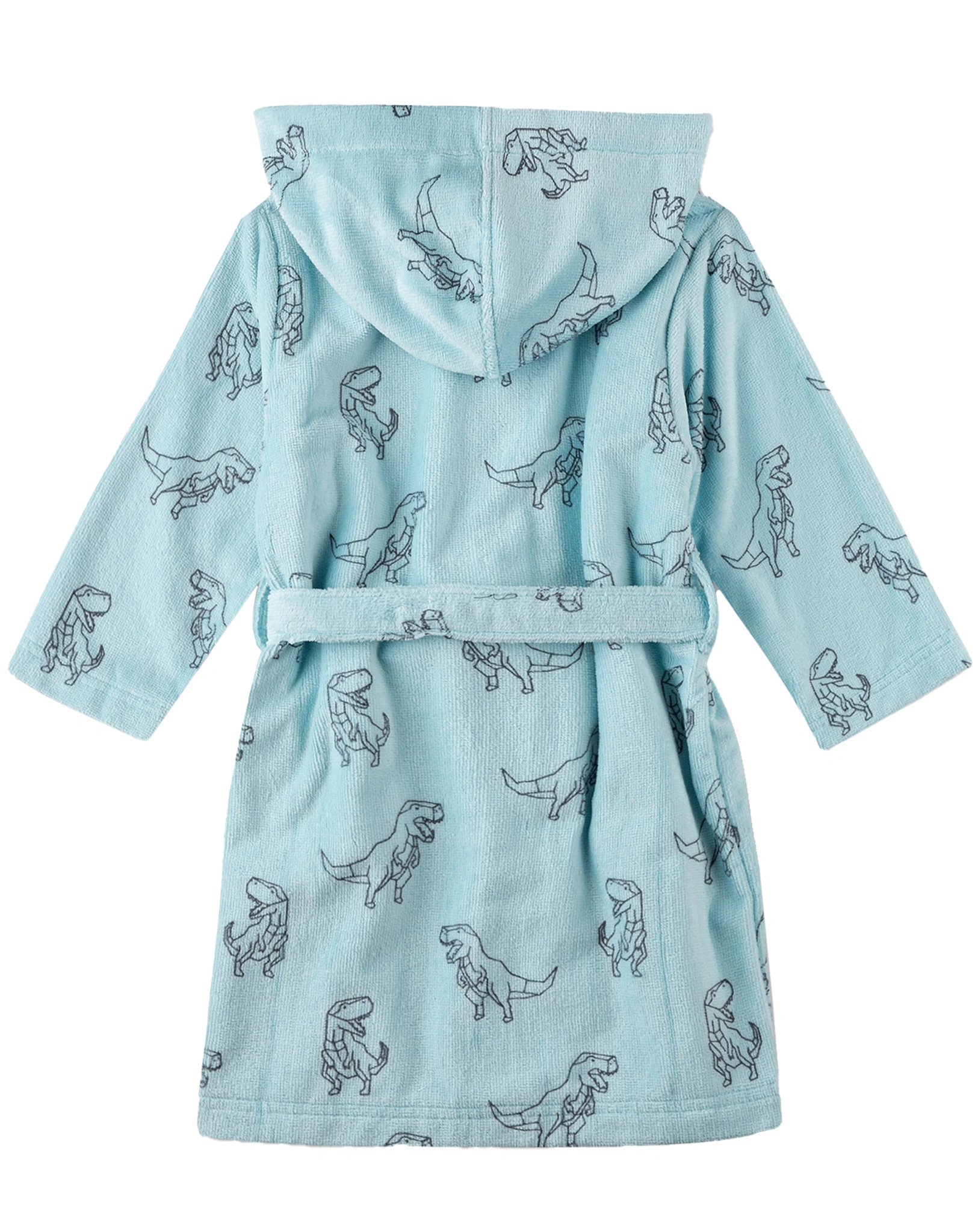 Bademantel DINOS in milky blue