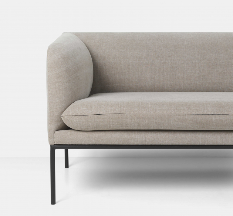 Ferm Living Turn Sofa bank Linen 2-zits