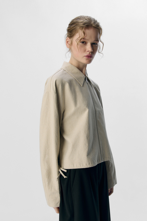Object beige dames jas