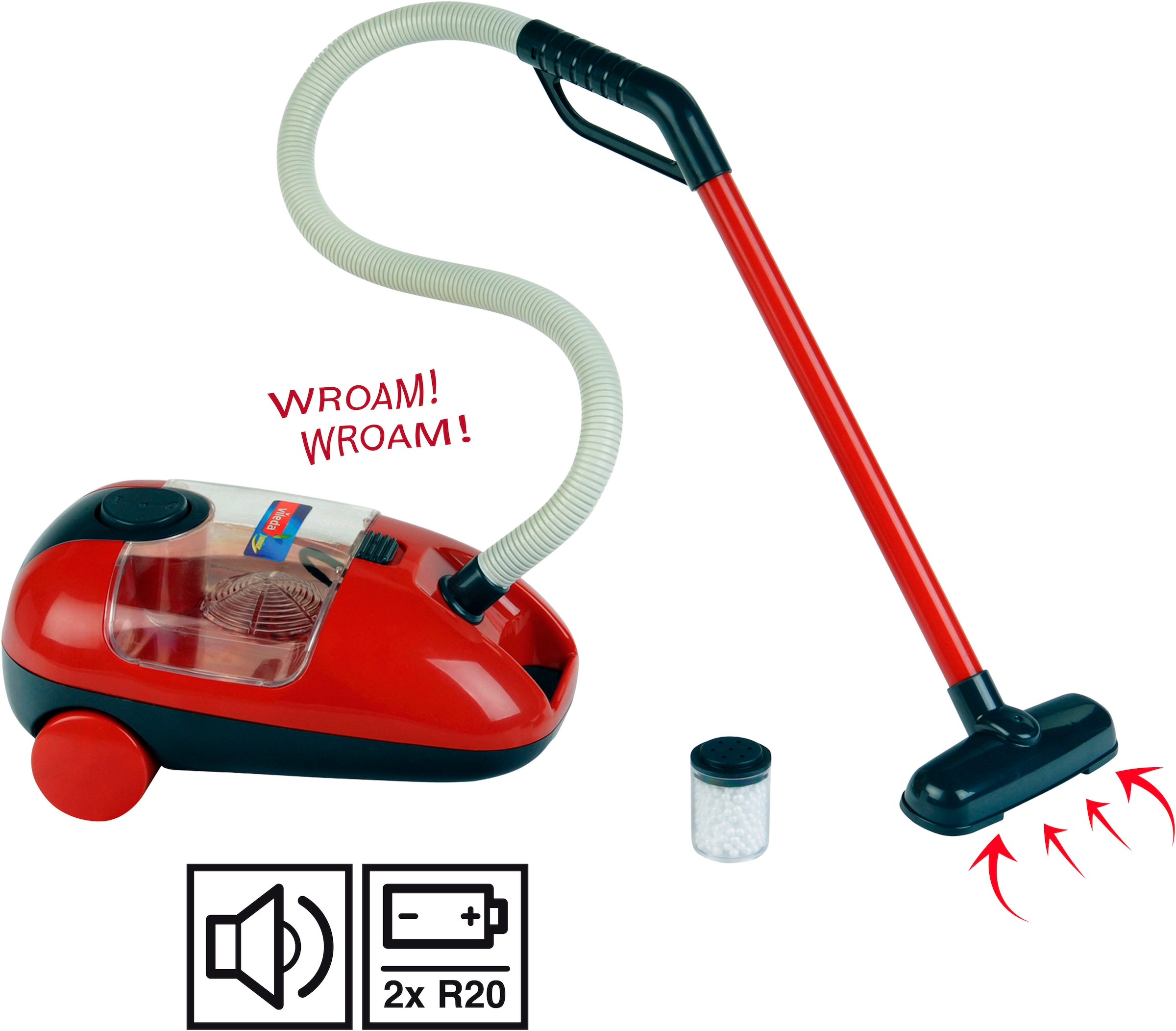 Klein Kinder-Staubsauger »Vileda Staubsauger« mit Sound, Made in Germany