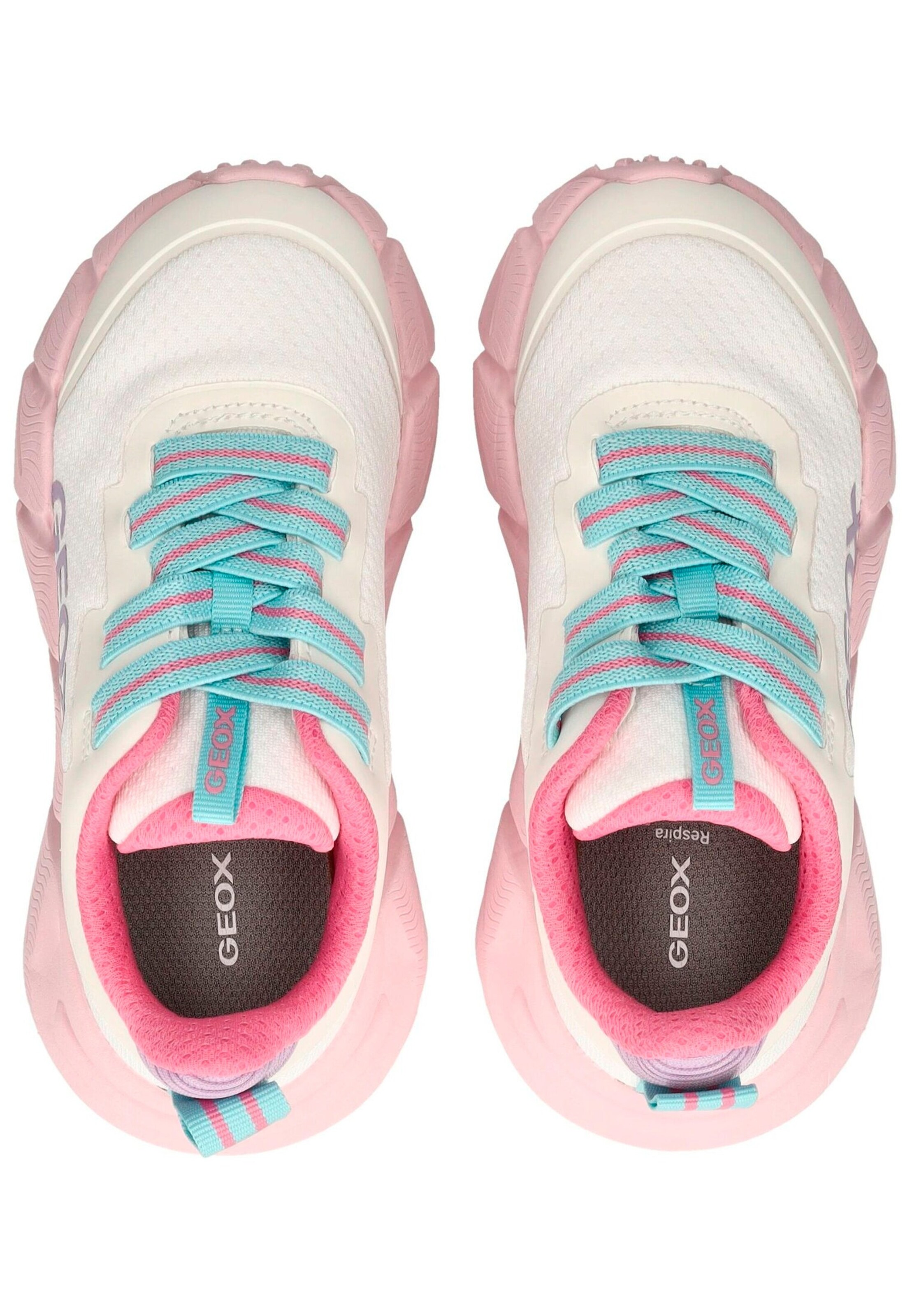 GEOX Sneaker Weiß/Pink
