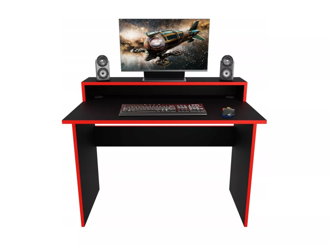 Desk Gaming Computer for Player Black