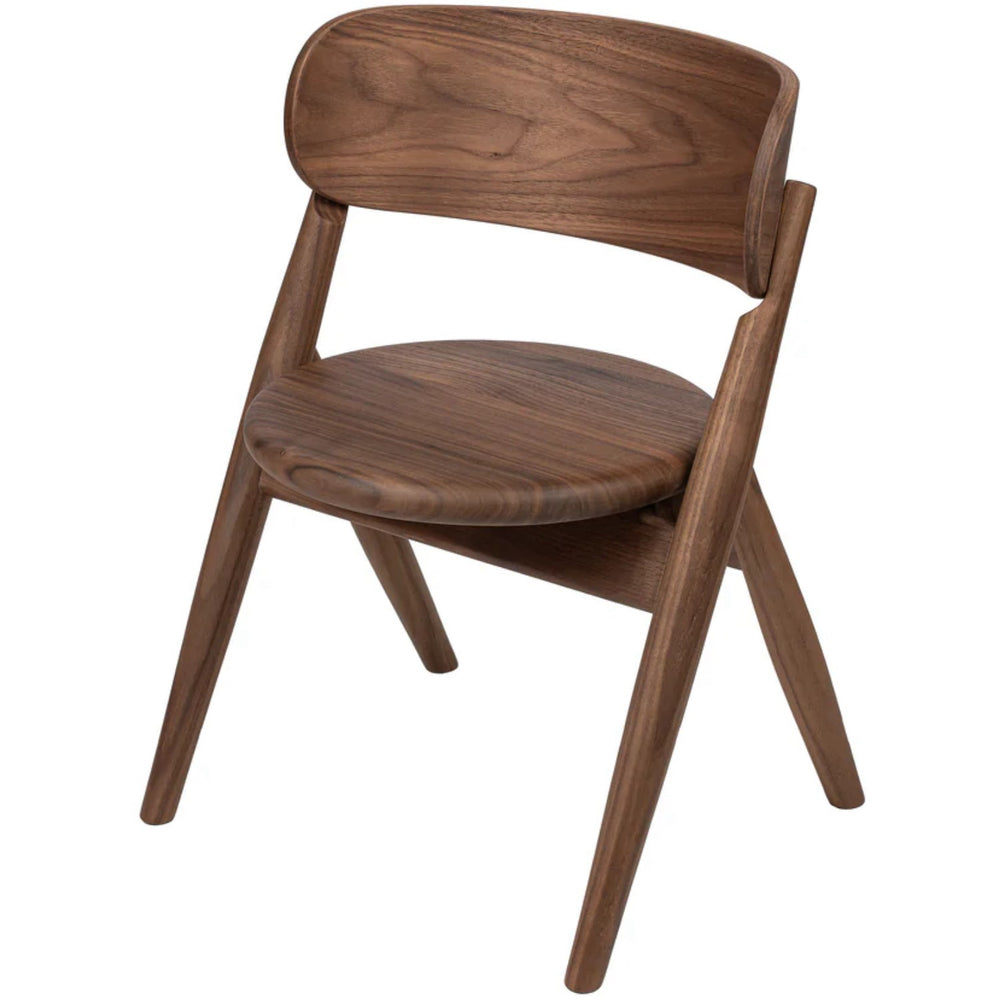 Køb Curve Lab Walnut/Valnød Small Stol
