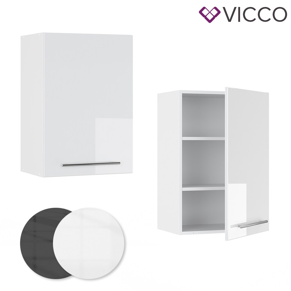 VICCO Hängeschrank 50 cm Weiß Küchenzeile Unterschrank Fame