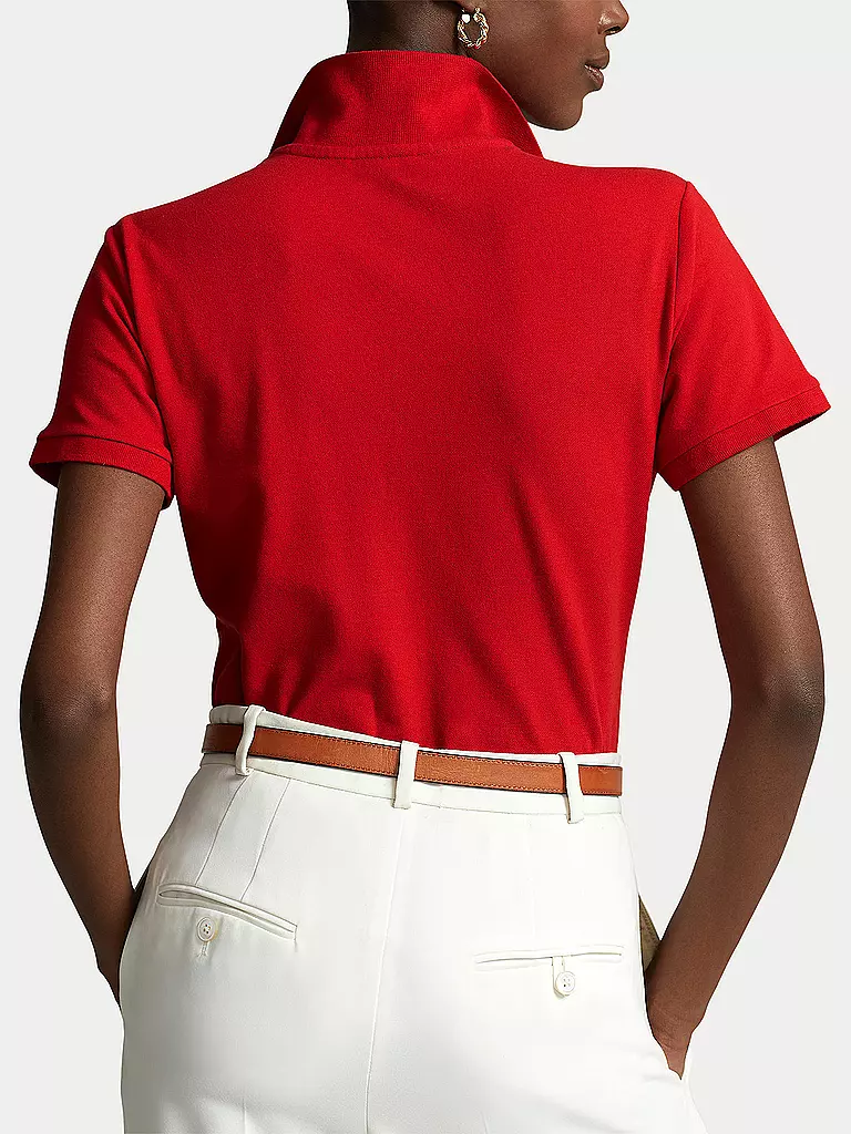 POLO RALPH LAUREN Poloshirt Slim Fit JULIE rot