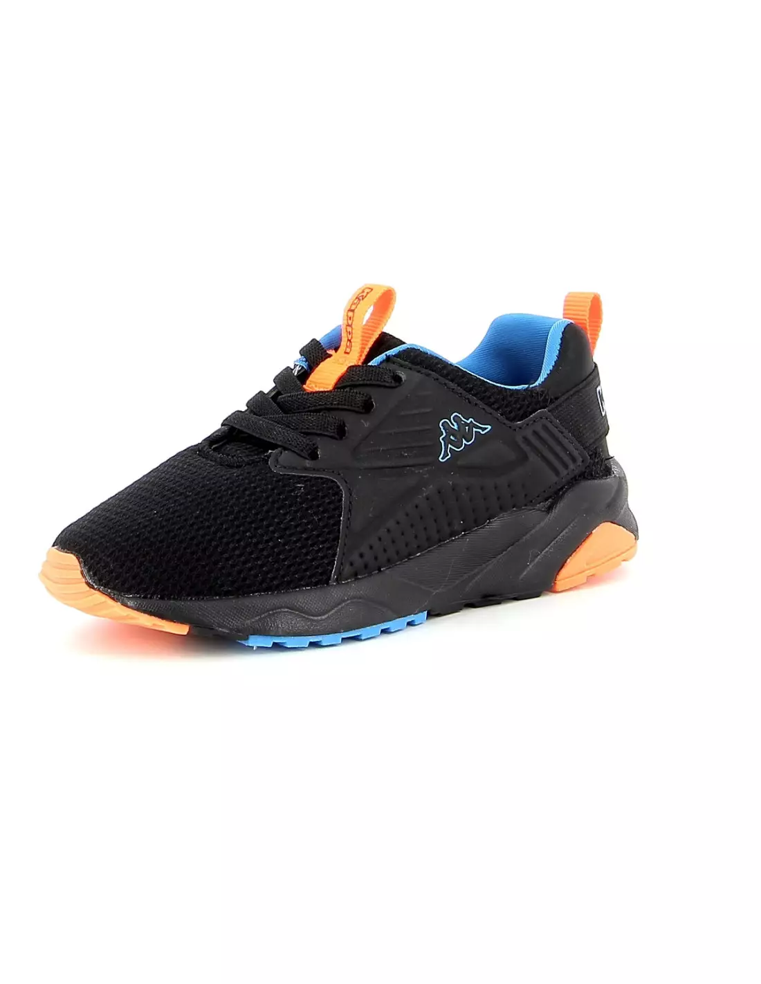 KAPPA SAN PUERTO - Baskets Blackblueasterorange