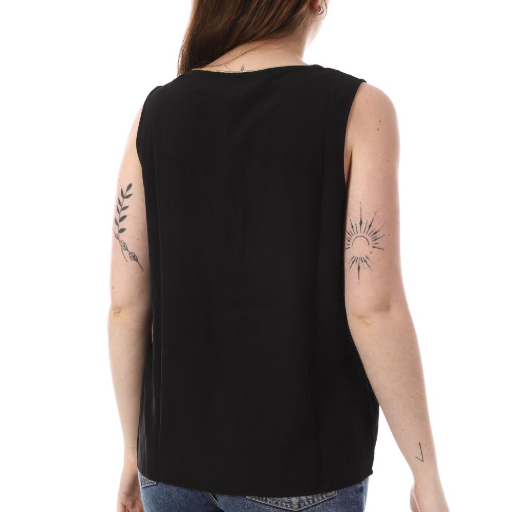 Only Débardeur Noir Femme Only Pelina