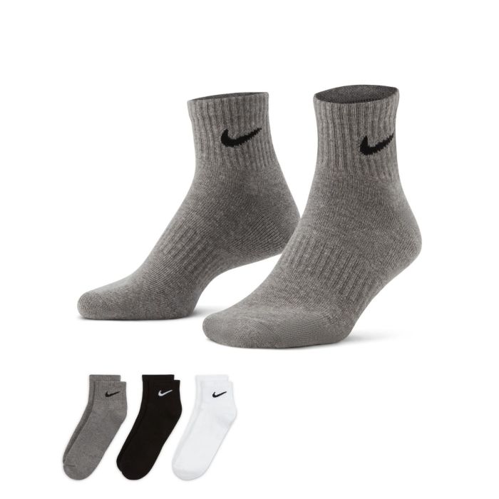Nike Unisex Strømper Everyday Cushioned Ankle Socks 3-Pack Hvid