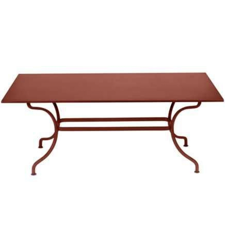 Fermob Romane tuintafel 180x100 Red ochre