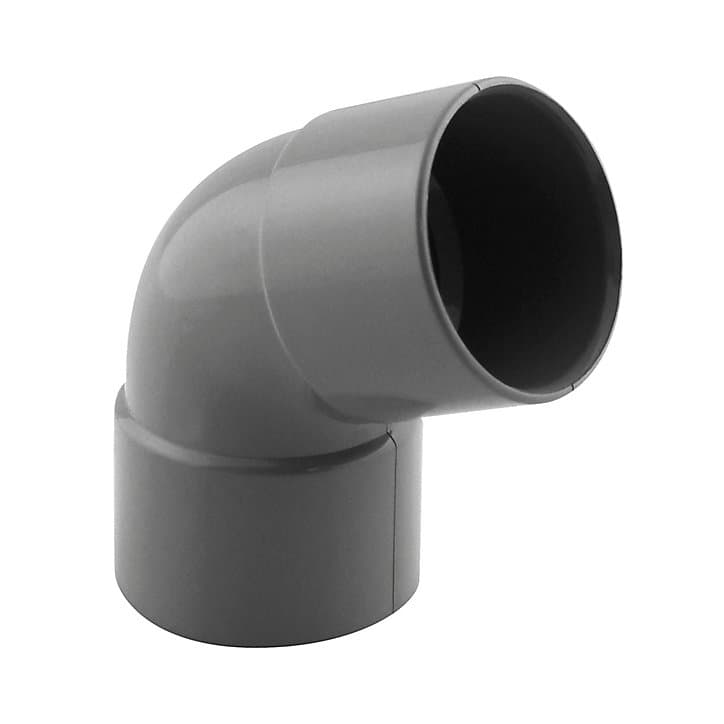 Coude pvc femelle femelle Interplast 67° ø40 mm