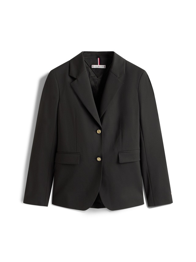 Tommy Hilfiger Longblazer »TIMELESS WOOL REG STRT SB BLAZER«, mit Wolle