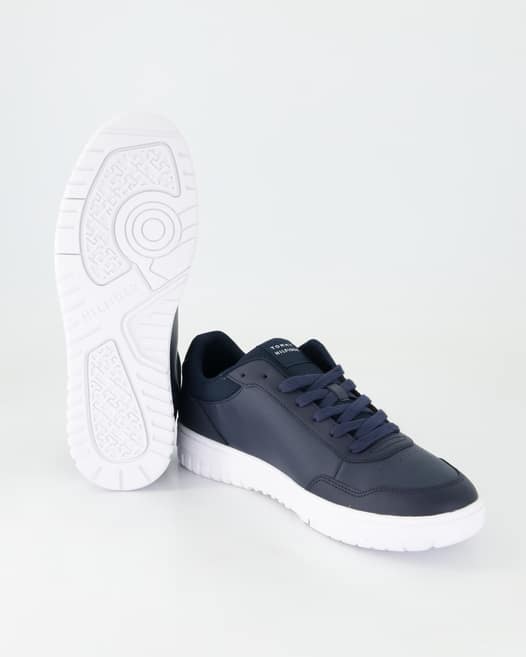 Tommy Hilfiger TH BASKET CORE LTH PINPERF Sneaker in Blau