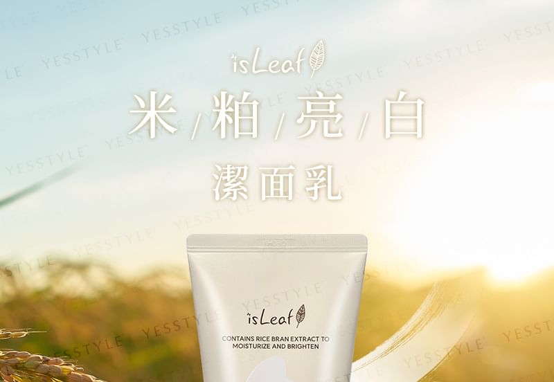 isLeaf - Reinigingsschuim met rijstzemelen