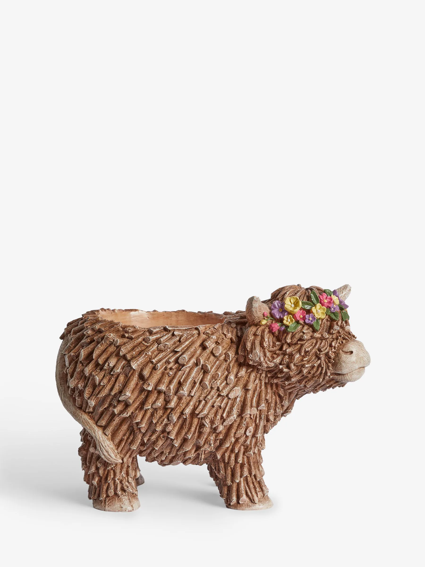 Outdoor Hamish The Highland Cow plantenpot