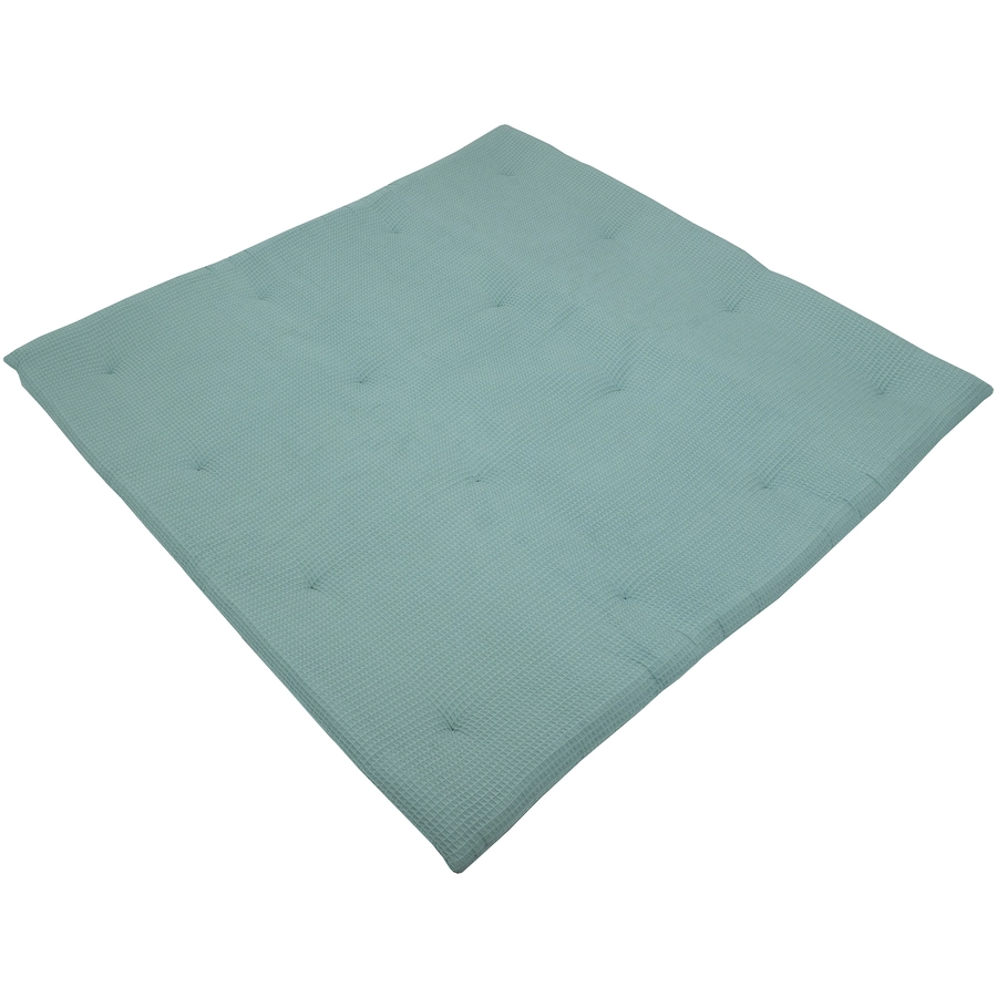Ullenboom Krabbeldecke & Laufgittereinlage Waffelpiqué 120X120 cm Salbeigrün