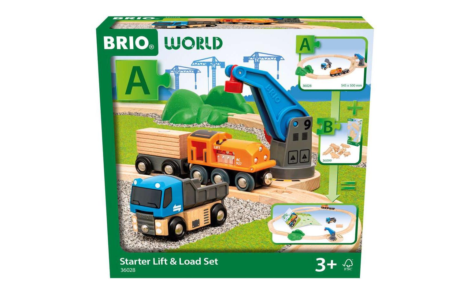 BRIO World Starter Lift & Load SetStarterset Güterzug mit Kran A