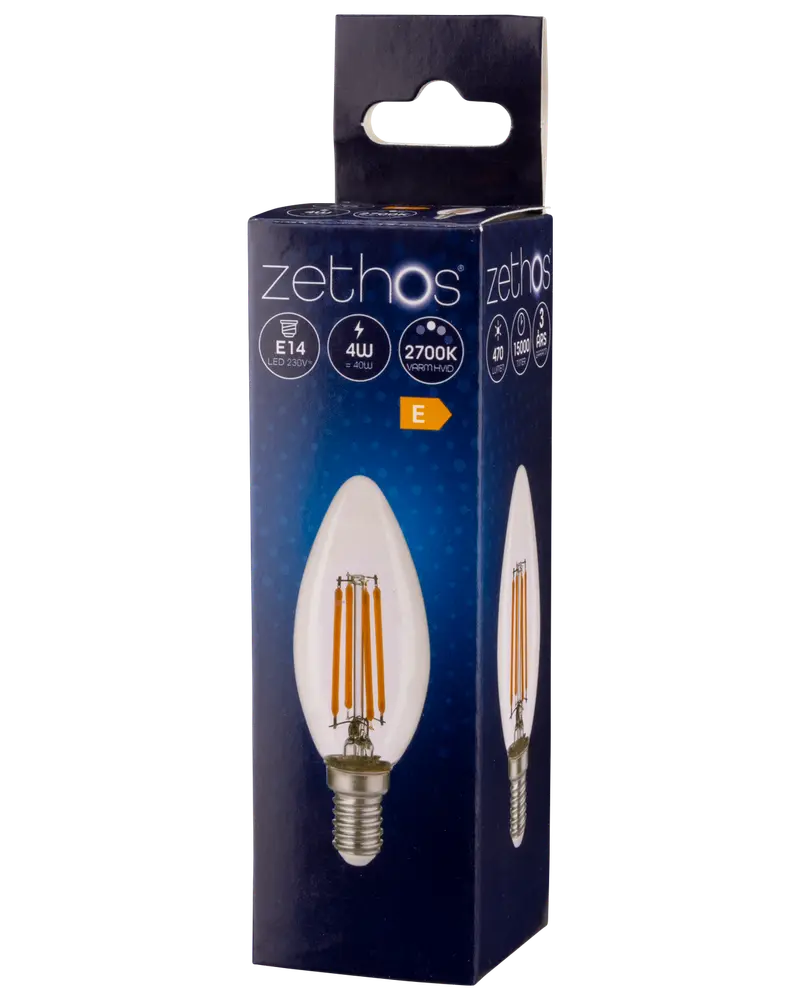 LED-filament 4W E14 C35 dæmpbar