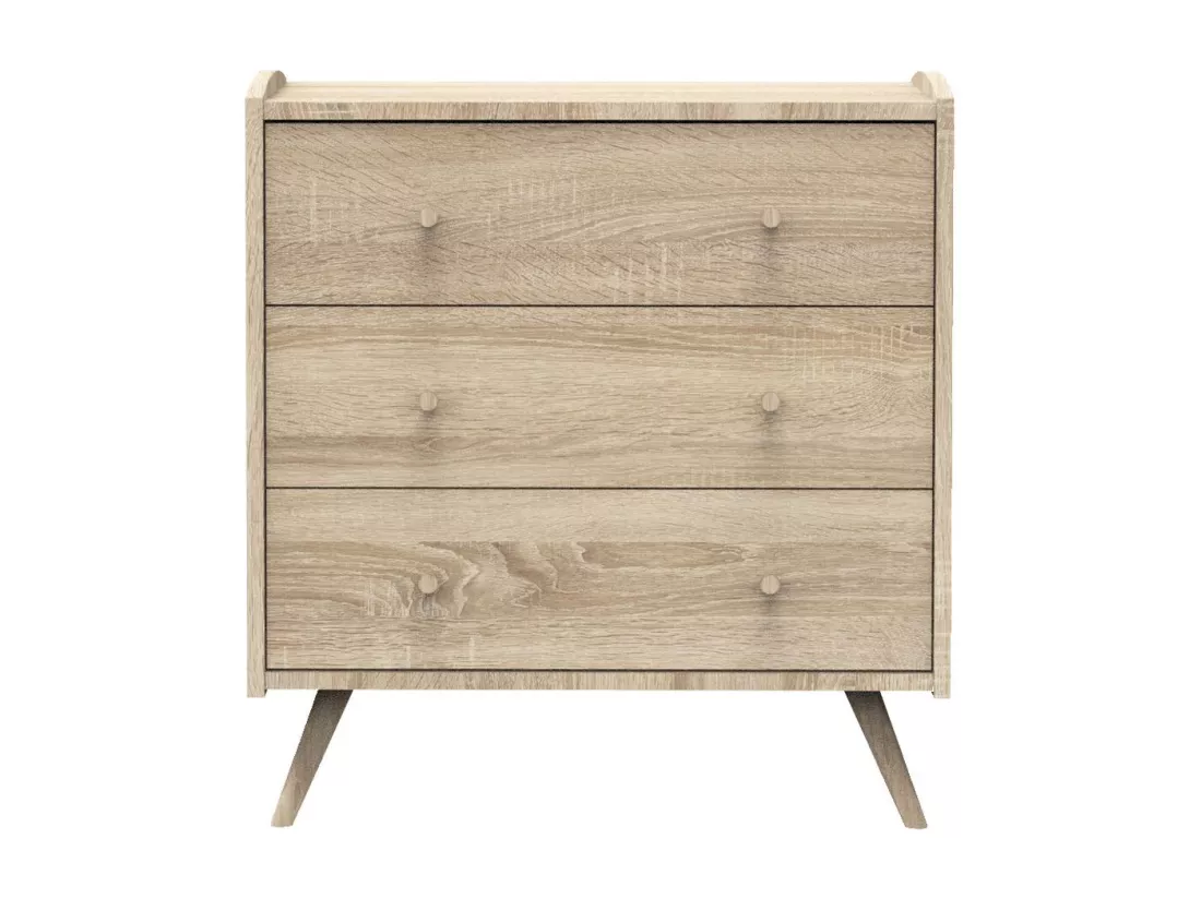 Commode 3 tiroirs Access - Bois de chêne