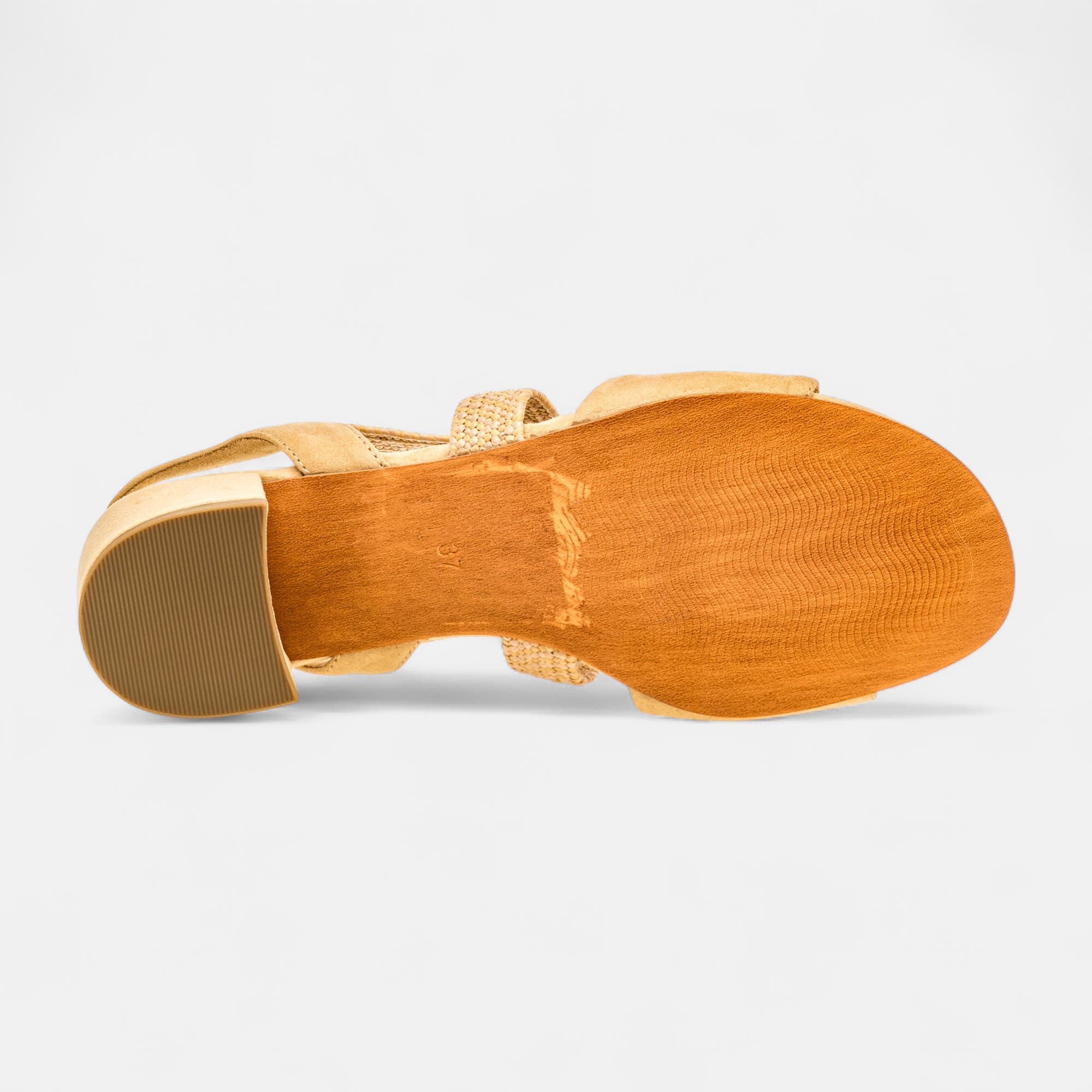 Nu-pieds Femme beige
