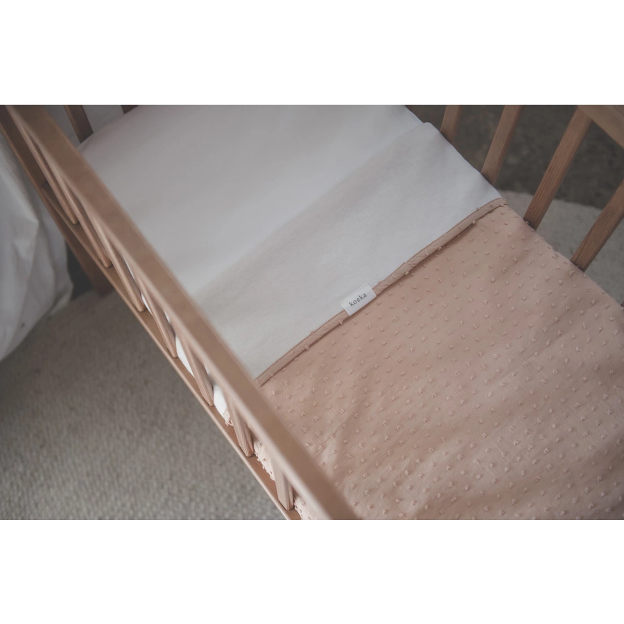 koeka Babydecke cotton Fleece Napa Hellbraun