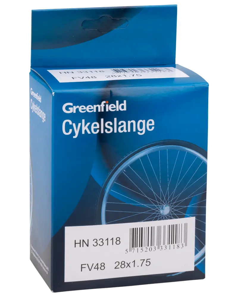 Greenfield Cykelslange FV48 28 x 1,75