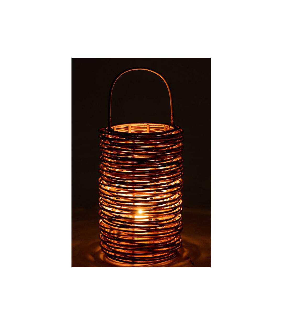 Paris Prix - Lanterne Déco En Rotin isabelle 59cm Naturel