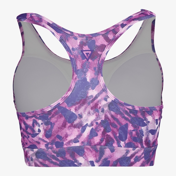 Osaga dames sport BH met print paars roze
