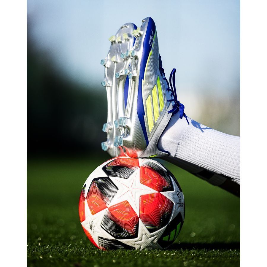 adidas F50 Messi Elite FG La Vida Rapida - Argenté/Jaune/Bleu