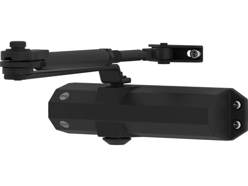 Yale Türschliesser mit Feststellarm, Serie 4500 Schwarz Feststell-Türschliesser