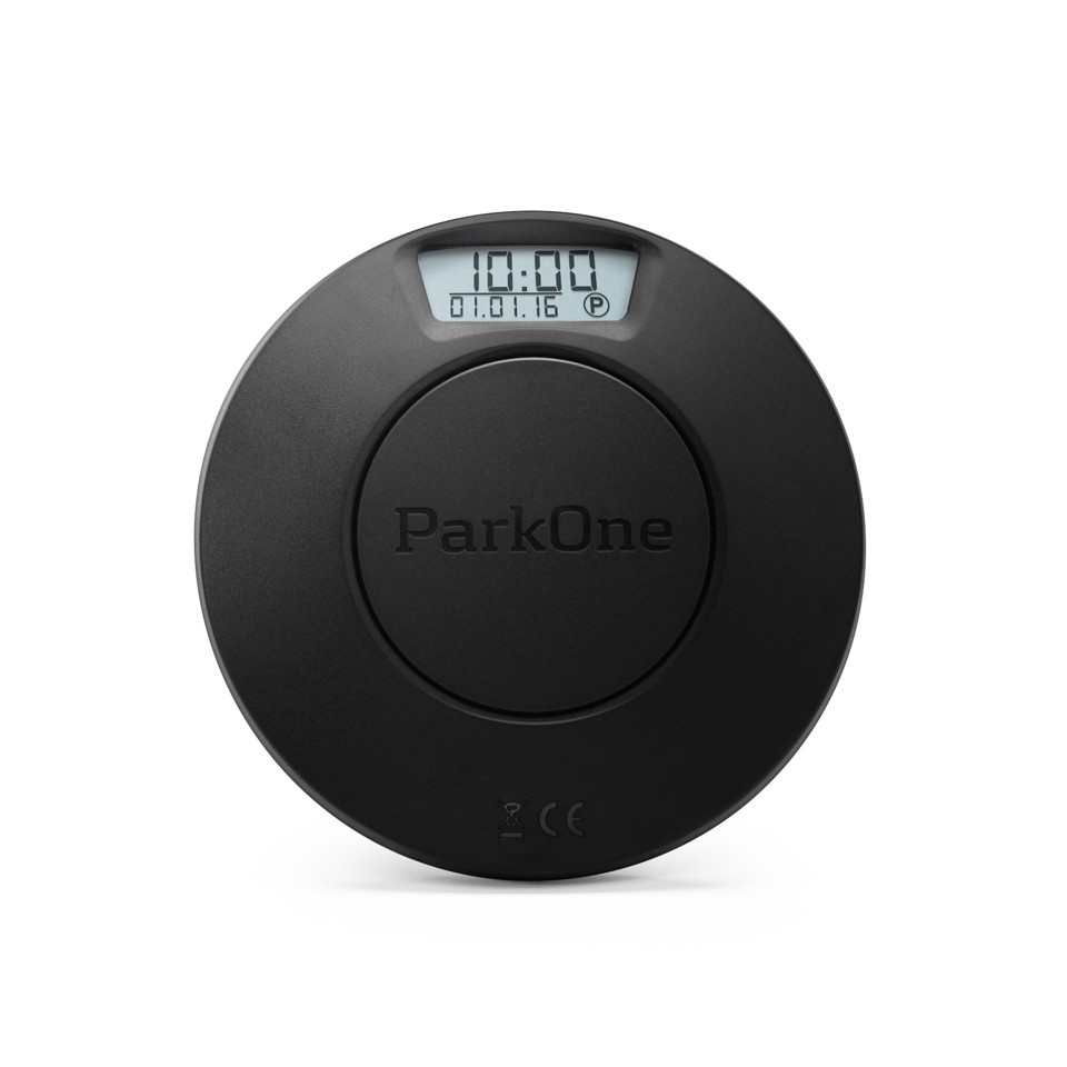 ParkOne 2 - Titanium Sølv Elektronisk Parkeringsskive