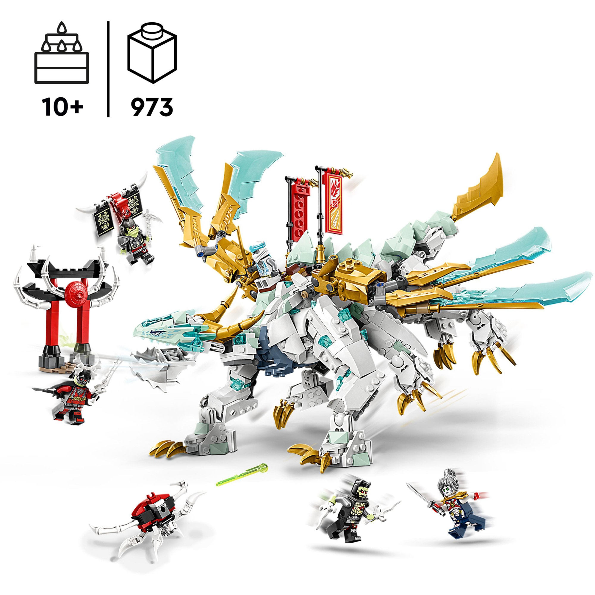 LEGO Konstruktionsspielzeug Ninjago Zanes Eisdrache