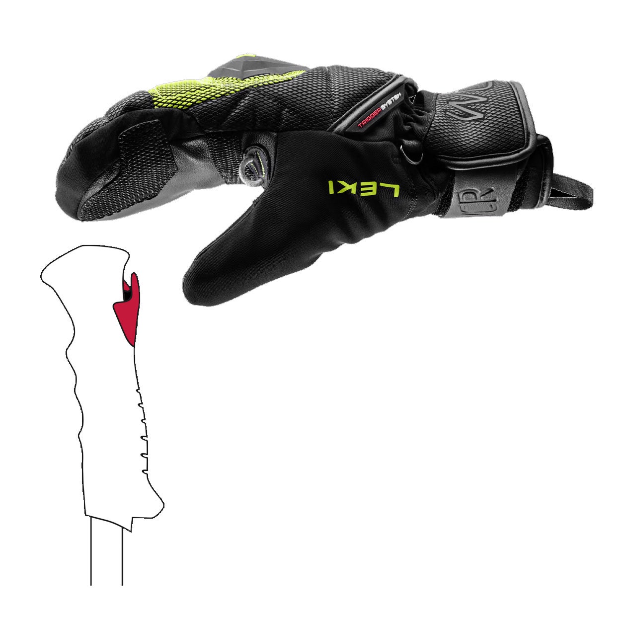 Leki  WCR Coach 3D Junior Mitt